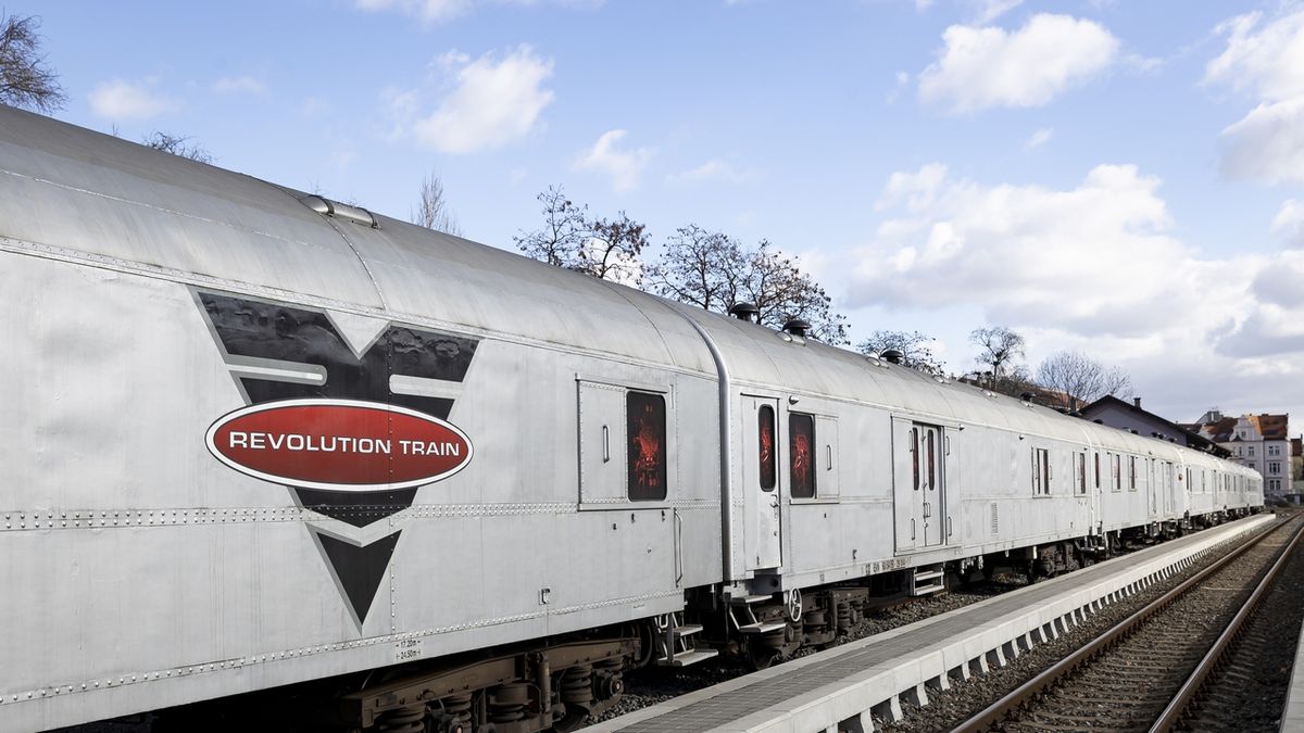 FOTO: Vlak, který má děti odradit od drog